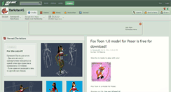 Desktop Screenshot of darkstarag.deviantart.com