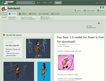 Tablet Screenshot of darkstarag.deviantart.com