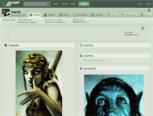 Tablet Screenshot of maciii.deviantart.com