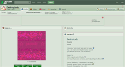 Desktop Screenshot of destroylady.deviantart.com