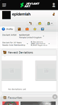 Mobile Screenshot of epidemiah.deviantart.com