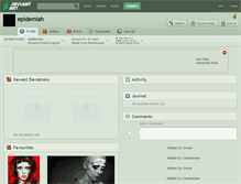 Tablet Screenshot of epidemiah.deviantart.com