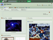 Tablet Screenshot of dark-daemon.deviantart.com