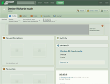 Tablet Screenshot of denise-richards-nude.deviantart.com