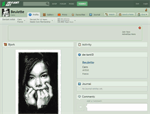 Tablet Screenshot of beulette.deviantart.com