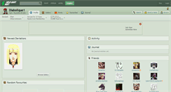 Desktop Screenshot of diabolique1.deviantart.com