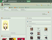 Tablet Screenshot of diabolique1.deviantart.com