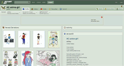 Desktop Screenshot of mc-anime-girl.deviantart.com