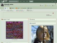 Tablet Screenshot of gilrandir-adrea.deviantart.com