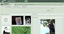 Desktop Screenshot of cyborgdeer.deviantart.com