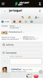Mobile Screenshot of javiseguel.deviantart.com