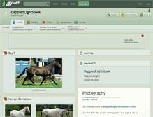 Tablet Screenshot of dappledlightstock.deviantart.com