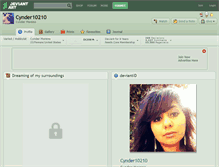 Tablet Screenshot of cynder10210.deviantart.com