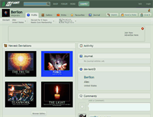Tablet Screenshot of berlion.deviantart.com