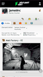 Mobile Screenshot of jamesinc.deviantart.com