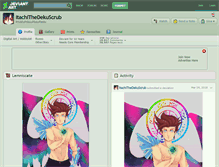 Tablet Screenshot of itachithedekuscrub.deviantart.com