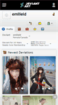 Mobile Screenshot of emilield.deviantart.com