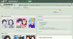 Desktop Screenshot of codelyokoclub.deviantart.com