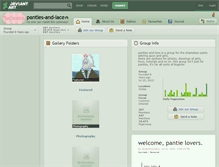 Tablet Screenshot of panties-and-lace.deviantart.com