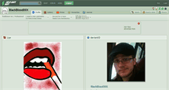 Desktop Screenshot of blackblood00x.deviantart.com