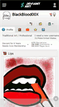 Mobile Screenshot of blackblood00x.deviantart.com