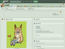 Tablet Screenshot of mutaki.deviantart.com