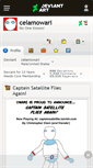 Mobile Screenshot of celamowari.deviantart.com