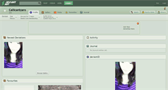 Desktop Screenshot of callicantzaro.deviantart.com