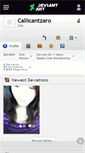 Mobile Screenshot of callicantzaro.deviantart.com