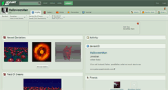 Desktop Screenshot of halloweenman.deviantart.com