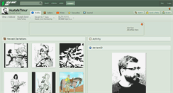 Desktop Screenshot of mustafatimur.deviantart.com