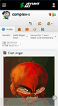 Mobile Screenshot of complex-s.deviantart.com