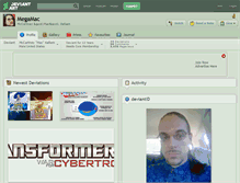 Tablet Screenshot of megamac.deviantart.com