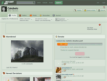 Tablet Screenshot of cakobelo.deviantart.com