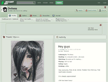Tablet Screenshot of owlness.deviantart.com