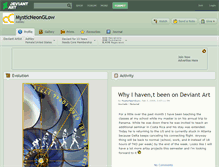 Tablet Screenshot of mysticneonglow.deviantart.com