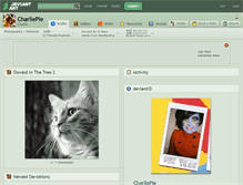 Tablet Screenshot of charliepie.deviantart.com