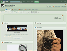 Tablet Screenshot of lies-in-2d-form.deviantart.com
