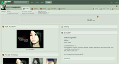 Desktop Screenshot of overexxxposed.deviantart.com