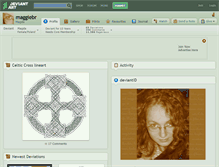 Tablet Screenshot of maggiebr.deviantart.com