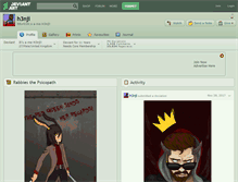 Tablet Screenshot of h3nji.deviantart.com