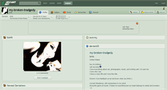 Desktop Screenshot of my-broken-tradgedy.deviantart.com