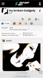Mobile Screenshot of my-broken-tradgedy.deviantart.com