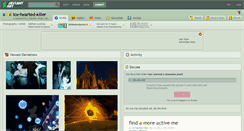 Desktop Screenshot of ice-hearted-killer.deviantart.com
