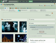 Tablet Screenshot of ice-hearted-killer.deviantart.com