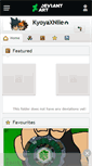 Mobile Screenshot of kyoyaxnile.deviantart.com
