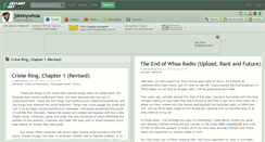 Desktop Screenshot of johnnywhoa.deviantart.com