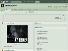 Tablet Screenshot of kanaluciscaelum.deviantart.com
