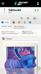 Mobile Screenshot of kabiscube.deviantart.com
