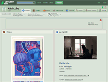 Tablet Screenshot of kabiscube.deviantart.com